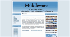 Desktop Screenshot of middleware-conference.org